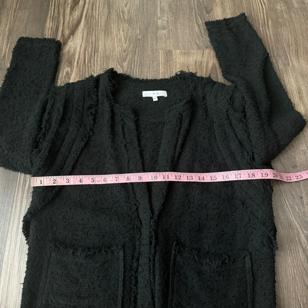 IRO Black Fringe Luxurious Black Jacket - Picture 10 of 13